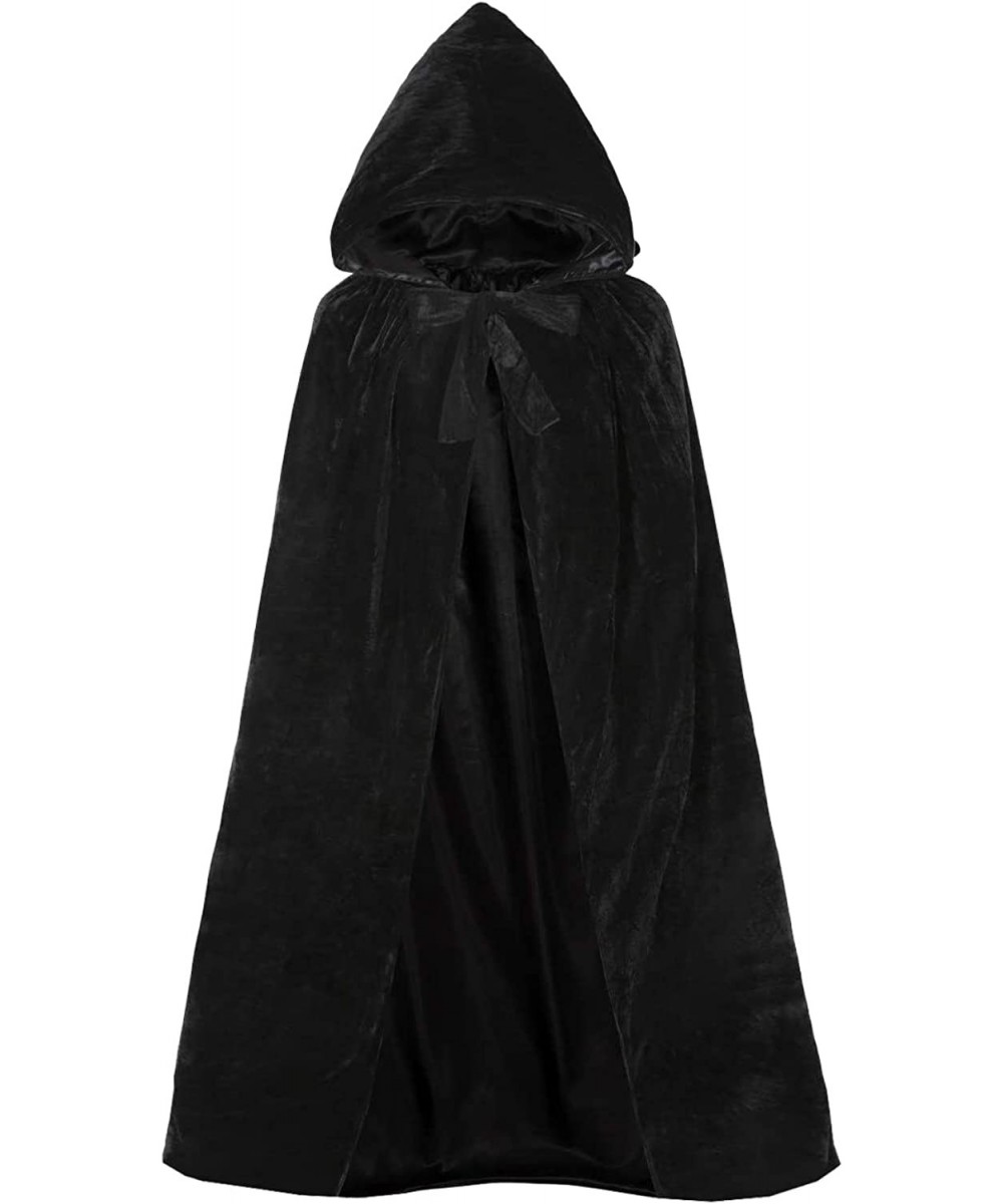 Kids Hooded Velvet Cloak Cape for Halloween Christmas Cosplay Costumes $41.03 Kids' Costumes