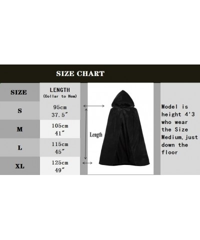 Kids Hooded Velvet Cloak Cape for Halloween Christmas Cosplay Costumes $41.03 Kids' Costumes