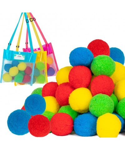 fozi cozi 52PCS Water Balls Toys with Mesh Beach Bag for Kids Ages 4-8 8-12 Summer Toys Reusable Water Balloons for Water Gam...