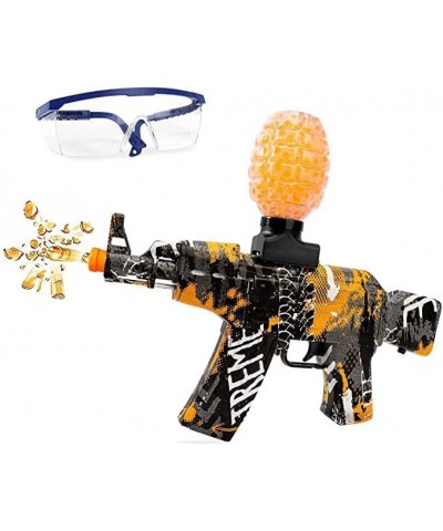 Electric Gel Blaster AKM-47 Eco-Friendly Splatter Ball Blaster Automatic with 3000+ Water Beads and Goggles for Outdoor Activ...