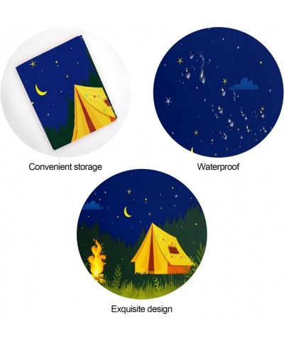 3pcs Camping Party Tablecloth for Kids Birthday Decorations Camping Adventure Backdrop Party Supplies Disposable Table Covers...