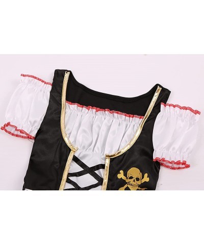 Girl Pirate Princess Costume Halloween Party Dress Up with Toys $34.61 Kids' Costumes