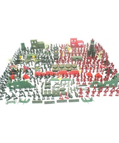 330 Pcs Military Figures and Accessories Army Soldiers Figures Military Model Toy Plastic Mini Little Soldier Military Sand T...