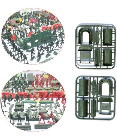 330 Pcs Military Figures and Accessories Army Soldiers Figures Military Model Toy Plastic Mini Little Soldier Military Sand T...