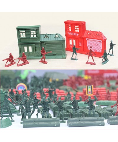 330 Pcs Military Figures and Accessories Army Soldiers Figures Military Model Toy Plastic Mini Little Soldier Military Sand T...