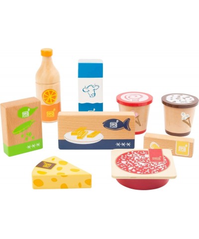 Wooden Toys Cold and Frozen "fresh" Products Play Set designed for children ages 3 years $33.45 Toy Kitchen Products