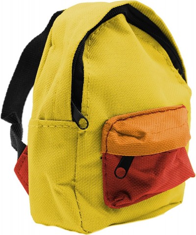 Fingerboard Backpack Case Yellow - 5" x 3.75" - Miniature Canvas Bag for Tuning Travel & Storage $20.23 Finger Toys