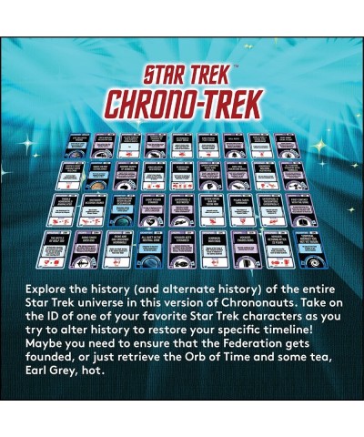 Star Trek Chrono-Trek - Star Trek Card Game Fun Kid Games Star Trek Gifts Time Travel Games Games for Family Game Night for K...