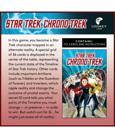 Star Trek Chrono-Trek - Star Trek Card Game Fun Kid Games Star Trek Gifts Time Travel Games Games for Family Game Night for K...