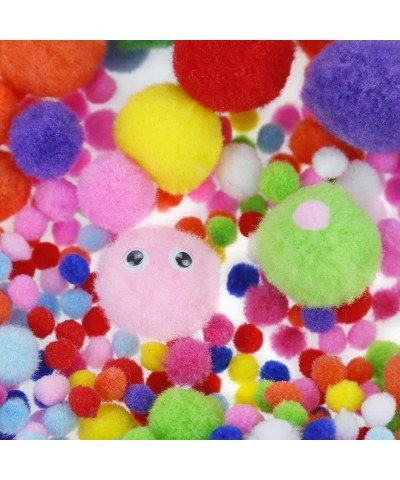 600 Pcs Craft Supplies Set - Pipe Cleaners Set Which Includes 200Pcs Chenille Stems 150Pcs Self-Sticking Wiggle Googly Eyes a...