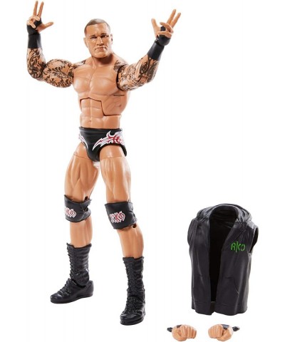 Randy Orton Elite Collection Deluxe Action Figure with Realistic Facial Detailing Iconic Ring Gear & Accessories Multi (GKY06...