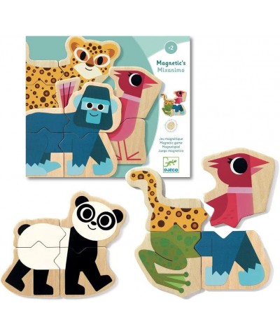 Mixanimo Mix & Match Wooden Animal Magnets $40.82 Early Development & Activity Toys