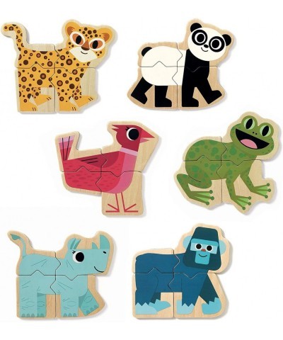 Mixanimo Mix & Match Wooden Animal Magnets $40.82 Early Development & Activity Toys