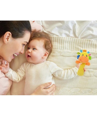 Cartoon Stuffed Animal Baby Soft Plush Hand Rattle Toys Infant Dolls - Giraffe and Monkey $17.66 Baby Rattles & Plush Rings