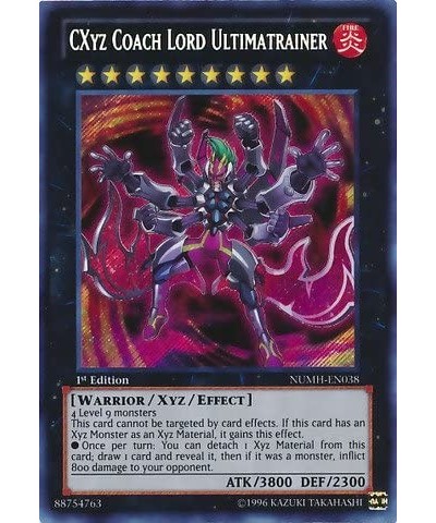 CXyz Coach Lord Ultimatrainer (NUMH-EN038) - Number Hunters - 1st Edition - Secret Rare $9.95 Card Games