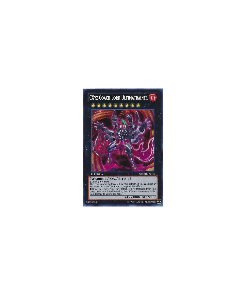 CXyz Coach Lord Ultimatrainer (NUMH-EN038) - Number Hunters - 1st Edition - Secret Rare $9.95 Card Games