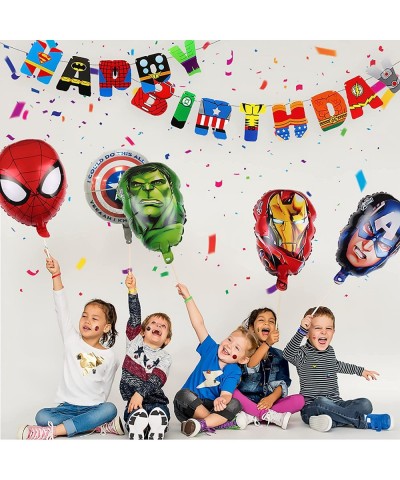 165Pcs Birthday Party Supplies - Party Decoration for 10 Kids Slap Bracelet Masks Foil Balloons Stickers Invitation Cards Bal...