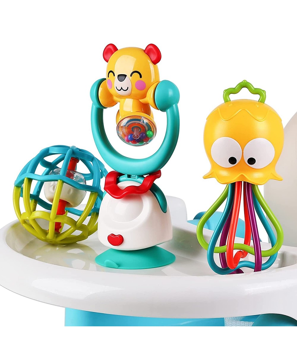 Baby Suction Cup High Chair Toys Infant Grab Spin Rattle Set Toddlers Table Tray Toy Sensory Development Ball Christmas Birth...