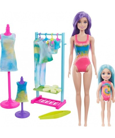 Color Reveal Gift Set Tie-Dye Fashion Maker Color Reveal Doll Chelsea ​Doll and Pet Tie-Dye Tools and Dye-able Fashions $45.9...