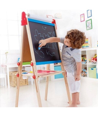 Award Winning All-in-One Wooden Kid's Art Easel with Paper Roll and Accessories Cream L: 18.9 W: 15.9 H: 41.8 inch $120.24 Ki...