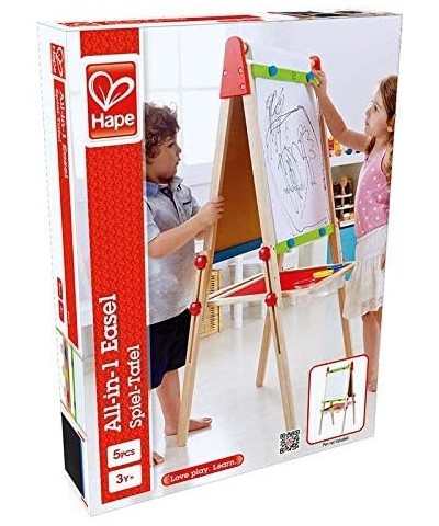 Award Winning All-in-One Wooden Kid's Art Easel with Paper Roll and Accessories Cream L: 18.9 W: 15.9 H: 41.8 inch $120.24 Ki...