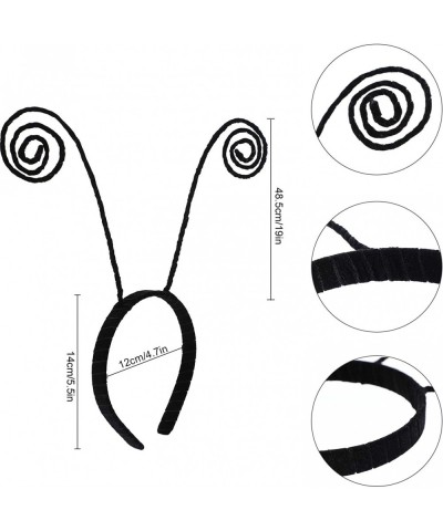 4 Pieces Black Antenna Headband Bug Antenna Headband Butterfly Headband for Masquerade Party $21.64 Kids' Dress-Up Accessories