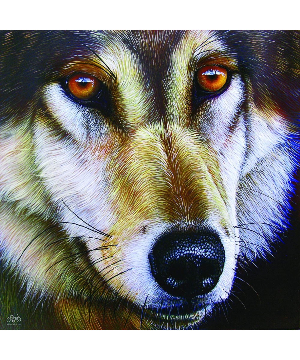 Wolf Face 1000 pc Jigsaw Puzzle $34.38 Jigsaw Puzzles