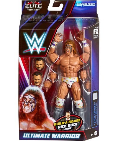 WWE Ultimate Warrior Survivor Series Elite Collection Action Figure Rick Rude Build-A-Figure Parts Collectible Gift for Ages ...