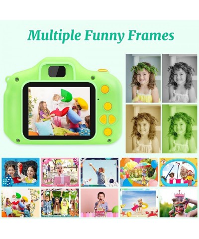 Kids Camera Gift for 3-9 Year Old Boys Kids Selfie Camera Compact for Child Little Hands Smooth Shape Toddler Camera Best Chr...