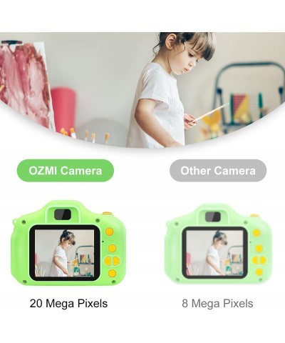 Kids Camera Gift for 3-9 Year Old Boys Kids Selfie Camera Compact for Child Little Hands Smooth Shape Toddler Camera Best Chr...