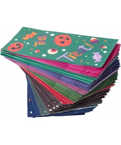 72 pcs Halloween Paper Candy Bags 9 Design in Trick or Treat Bags for Halloween Event Party Favor Supplies Halloween Snacks B...