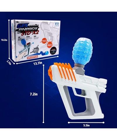 Electric Gel Pellet Blaster Splatter Bead Blaster - Automatic Gel Beads Blast Toy with 20 000 Water Beads & Goggles for Outdo...