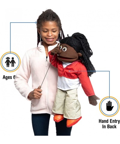 25" Sierra Black Girl Full Body Ventriloquist Style Puppet $97.85 Ventriloquist Puppets