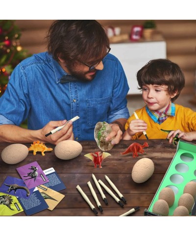 Dinosaur Eggs Excavation Dig Kit - Dinosaur Toys for Kids - Break Open 12 Dinosaur Eggs and Discover 12 Cute Dinosaurs - Arch...