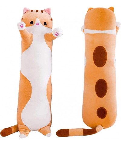 Cute Long Cat Plush Pillow 19.7 inch Soft Stuffed Kitten Pillow Doll Toy (Brown) $27.46 Kids' Plush Toy Pillows