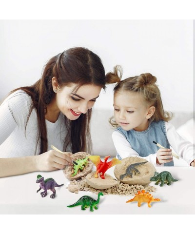 Dinosaur Eggs Excavation Dig Kit - Dinosaur Toys for Kids - Break Open 12 Dinosaur Eggs and Discover 12 Cute Dinosaurs - Arch...