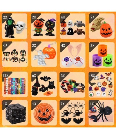 Halloween Party Favors Toys for Kids Halloween Fidget Toys Packs Halloween Party Gift Goodie Bag Fillers Stuffers Treasure Bo...