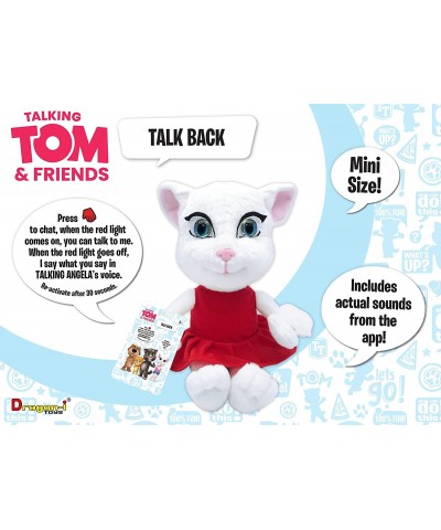 Official Talking Tom & Friends 10 Inch Angela Plush Toy with Interactive Talkback & App Sounds Features | an Original Fun & E...