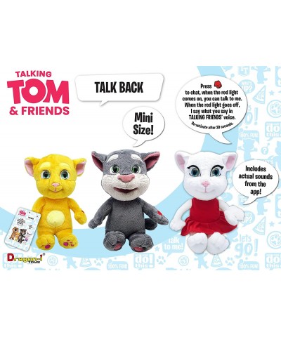 Official Talking Tom & Friends 10 Inch Angela Plush Toy with Interactive Talkback & App Sounds Features | an Original Fun & E...