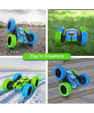 Remote Control Car RC Cars Stunt Car with Headlights 2.4GHZ Remote Control Car Toys for Boys 4WD Off Road Stunt Car Double Si...