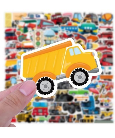 Transportation Vehicle Truck Stickers for Kids Boys Vinyl Stickers Waterproof 100 Pack Party Favors and Supplies (Constructio...