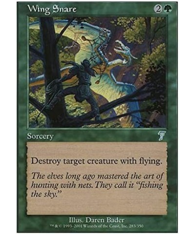 Magic: the Gathering - Wing Snare - Seventh Edition $11.10 Card Games