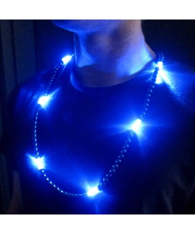 Light Up Bead Necklaces (Set of 12) Glowing LED Beaded Necklaces $80.00 Kids' Dress-Up Accessories