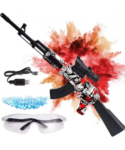 Gel Ball Blaster Automatic Splatter Ball Blaster with 50000 Water Beads and Goggles Water Ball Toy for Outdoor Activities Sho...