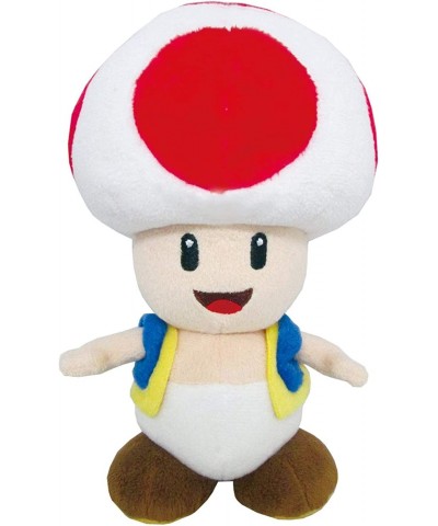 Super Mario All Star Collection 1417 Toad Stuffed Plush Multicolored 7.5 $27.85 Stuffed Animals & Teddy Bears