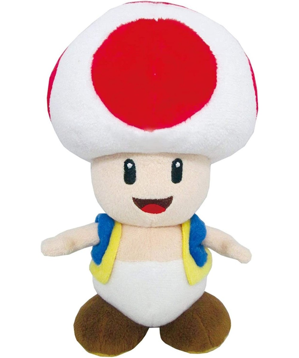 Super Mario All Star Collection 1417 Toad Stuffed Plush Multicolored 7.5 $27.85 Stuffed Animals & Teddy Bears