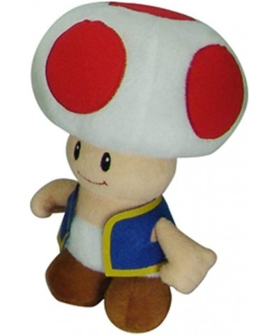 Super Mario All Star Collection 1417 Toad Stuffed Plush Multicolored 7.5 $27.85 Stuffed Animals & Teddy Bears