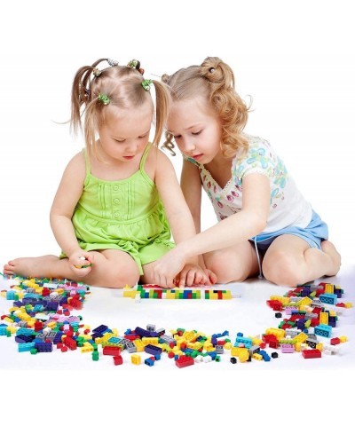 Building Bricks 1000 Pieces Bulk Toys Kids Building Blocks 11 Colors Compatible with All Major Brands-Add 39 Accessories with...