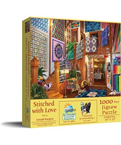 SunsOut Stitched with Love 1000pc $28.66 Jigsaw Puzzles