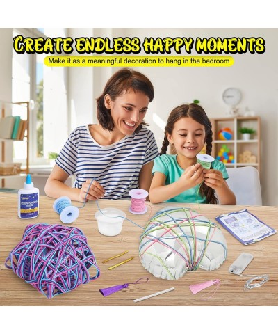 2Pack Upgraded 3D String Art Kit for Kids - Makes a Light-Up Star Lantern with Light - Teen Girl Gifts - Crafts for Girls and...